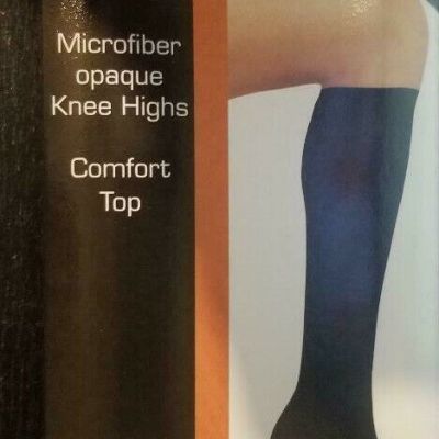 LEVANTE MICROFIBER OPAQUE KNEE HIGH COMFORT TOP DALI  KNEE HIGHS